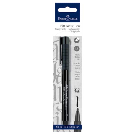 Faber-Castell&#xAE; PITT 2.5mm Black Calligraphy Pen